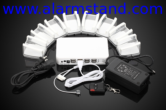 COMER Mobile Phone Secure Display locking Holder with alarm and charging