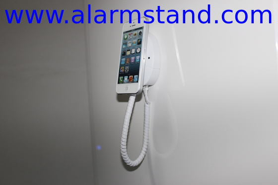COMER Retail security display alarm holder for mobile phone wall mounted android tablet with charging cable