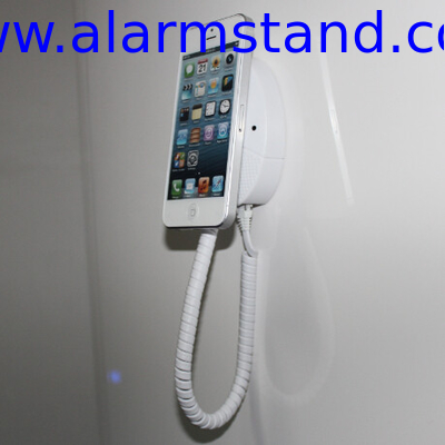 COMER Retail security display alarm holder for mobile phone wall mounted android tablet with charging cable