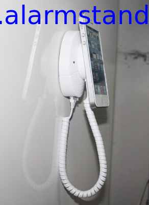 COMER retractable Wall Mounted Brackets for Mobile Phone Alarm Locking Holder Kiosk