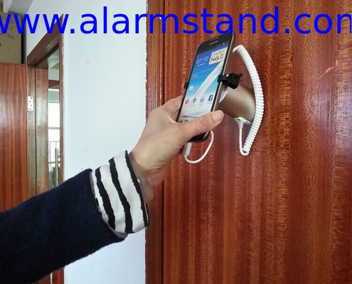 COMER anti-theft cable locking systems for gsm Tablet pc display countertop stand with alarm sensor