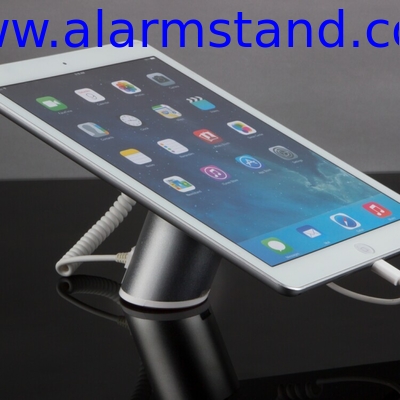 COMER anti-theft cable locking systems for gsm Tablet pc display countertop stand with alarm sensor