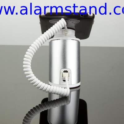 COMER anti-theft cable locking systems for gsm Tablet pc display countertop stand with alarm sensor