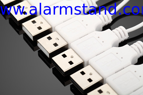 COMER Security alarm system for laptop locking display in mobile phone open display
