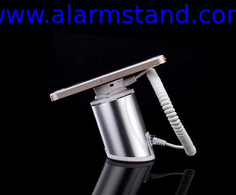 COMER hand phone alarm stand holder with charging for security devices anti-theft locking