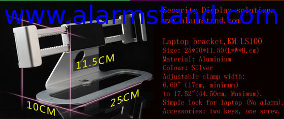 COMER anti-lost notebook stands laptop security display mounting bracket for mobile accessories stores