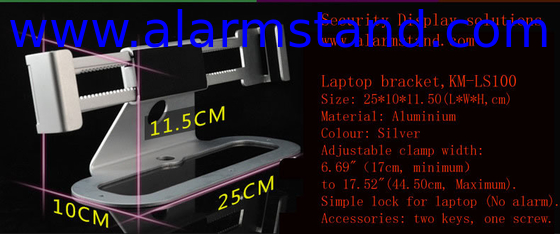 COMER anti-lost notebook stands laptop security display racks mounting bracket