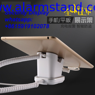 COMER anti-theft stores cell phone display charging and alarm sensor plastic stand