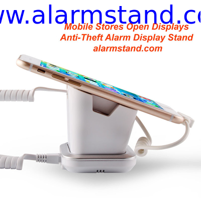 COMER Powerful tablet cellphone security display charging and alarm sensor stand