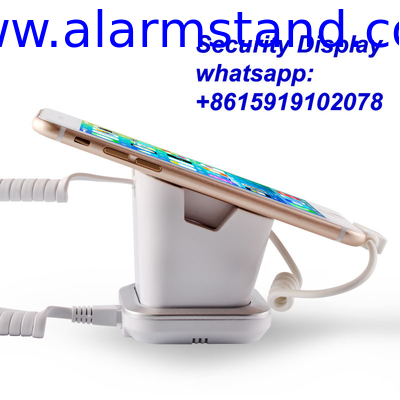 COMER open display security cell phone desk display charging and alarm stand