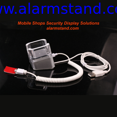COMER new acrylic display cellphone security alarm display anti theft stands for stores