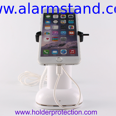 COMER anti-theft alarm cable lock table mounting mobile phone gripper holders for cellphone retail stores