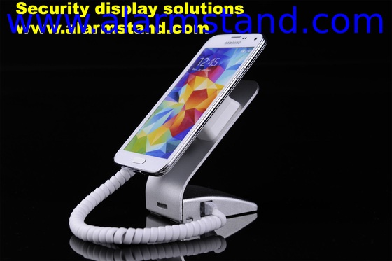 COMER alarm cable lock security displaying system for smart phone with alarm and charging cord