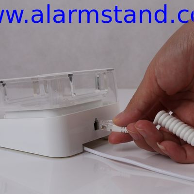 COMER security retail stores display holder anti-theft tablet alarm stand with charging