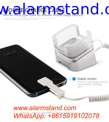 COMER Security Display Alarm with gripper stand for cell phone for cellular phone retailer stores