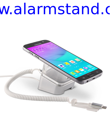 COMER anti-theft acrylic display devices for cellphone retail shop alarm cable lock devices