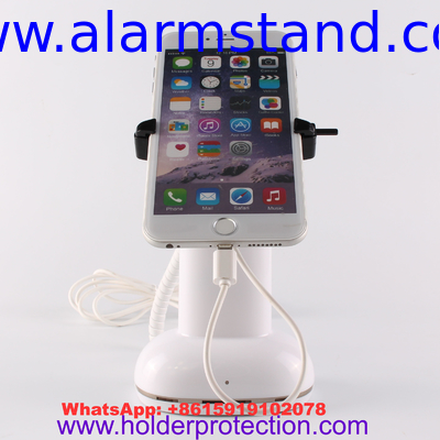 COMER anti-theft security Gripper cellular telephone desktop display bracket with alarming