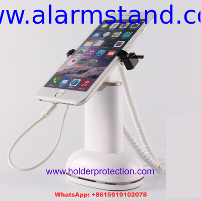 COMER anti-theft security Gripper cellular telephone desktop display bracket with alarming
