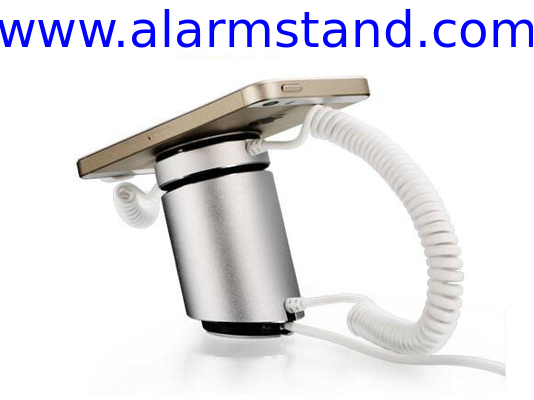 COMER anti theft lock for gsm tablet cellphone desk display stand with alarm sensor and charging