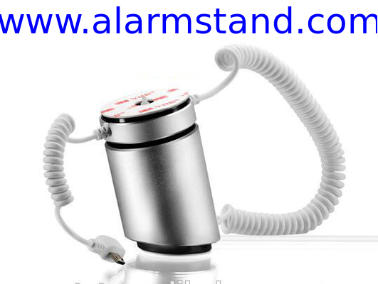 COMER anti theft lock for gsm tablet cellphone desk display stand with alarm sensor and charging