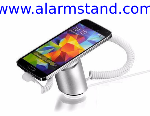 COMER anti theft lock for gsm tablet cellphone desk display stand with alarm sensor and charging