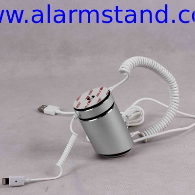 COMER anti-theft alarm cable locking devices for check out counter display stand for type c cellphone