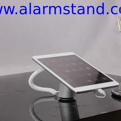 COMER NEW arrival anti-theft retail single silver anti-theft alarm display holder for ipad tablet security experience
