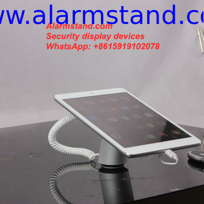 COMER Mobile phone display stand security alarm system tablet security stand with alarm sensor cord
