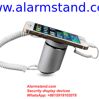 COMER anti theft lock for gsm tablet cellphone desk display stand with alarm sensor and charging