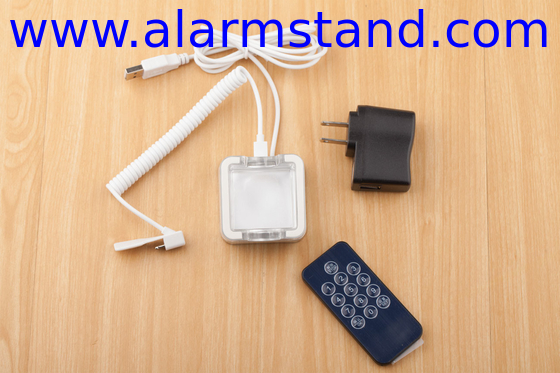 COMER anti-theft cable locking devices for phone shops  alarm display mobile phone supports