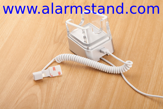 COMER alarm charger device holder for Anti-theft cell phone secure displays stand cradles with charging cable