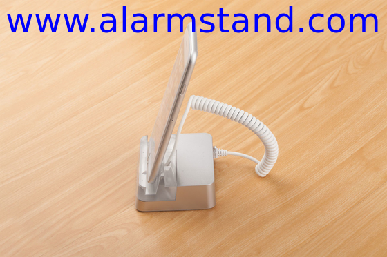 COMER mobile phone accessories shop security display stand holders with alarm and charger