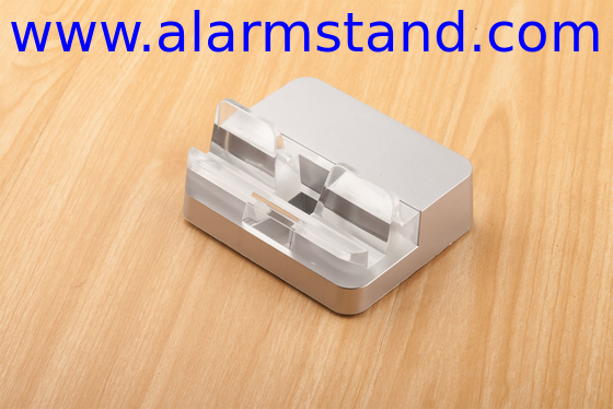 COMER mobile phone accessories shop security display stand holders with alarm and charger