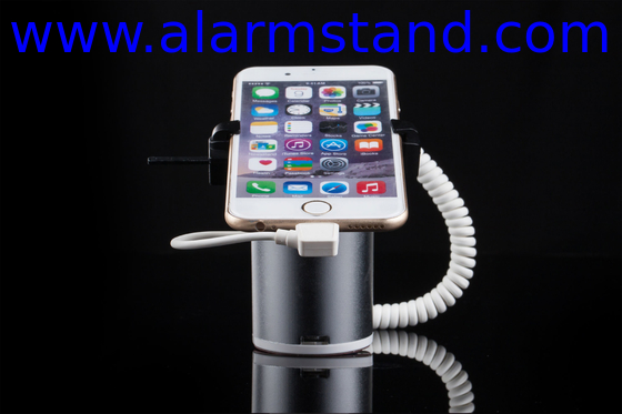 COMER Security display shelf for handsets stands with alarm sensor cable and charging cord