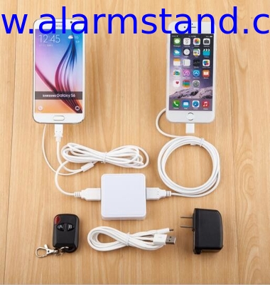 COMER alarm controller host for cell phone tablet retail shop security display stand charger cables