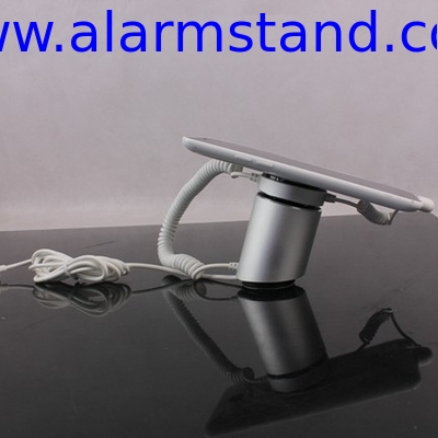 COMER cell phone mobile phone stand holder rack for secure anti-theft with sensor alarm magnetic cable