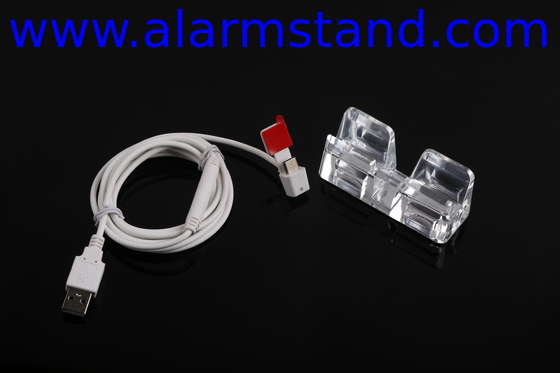 COMER Security display cellular phone exhibition holders with alarm and charging for mobile stores