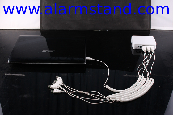 COMER Security alarm system for laptop locking display in mobile phone open display