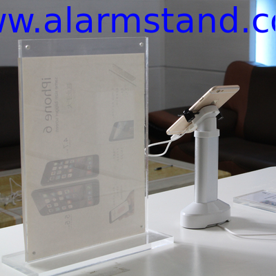 COMER anti-lost alarm lock devices for Gripper mobile phone security display