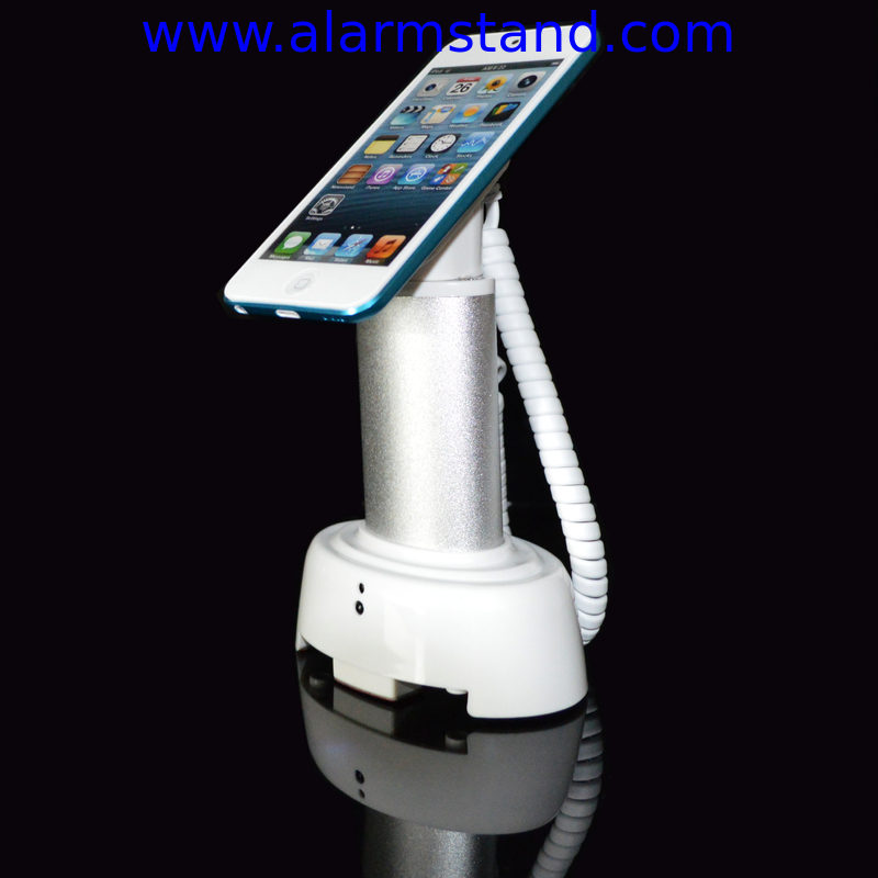 COMER Anti-Theft Mobile Phone counter Display Holder/Stands with Charging and Alarm Function
