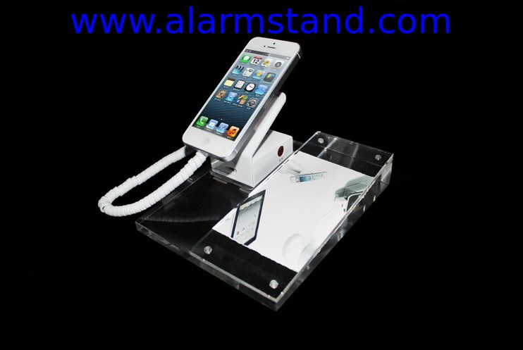 COMER antitheft locking Acrylic label base with Security display for Promoting Eletronic Goods