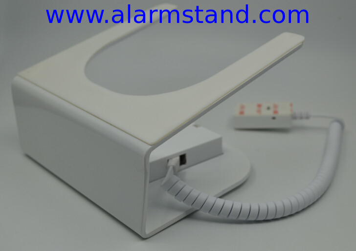 COMER anti-theft devices for Android tablet counter holder with burglar alarm and charging function