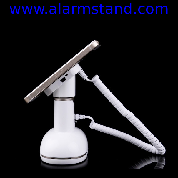 COMER Charge security alarming mobile phone stands anti-theft devices for mobile mall phone shops