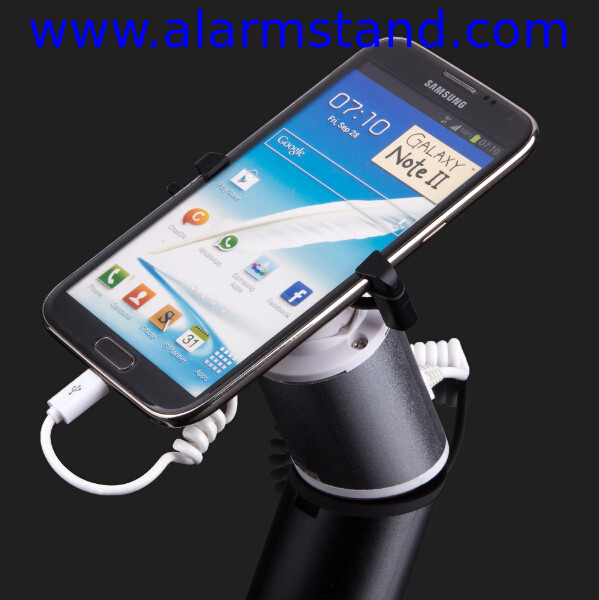 COMER plastic magnetic Display stand with alarm sensor security for android cell phone