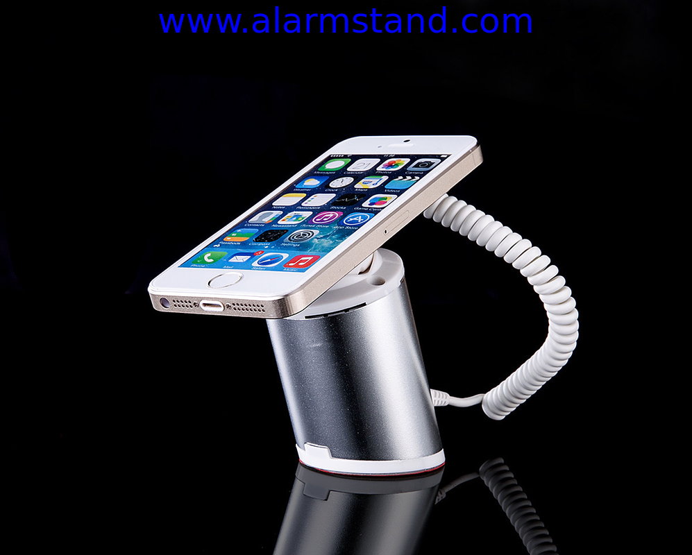COMER anti-theft locking alarm sensor cord security cell phone desk display stand holders