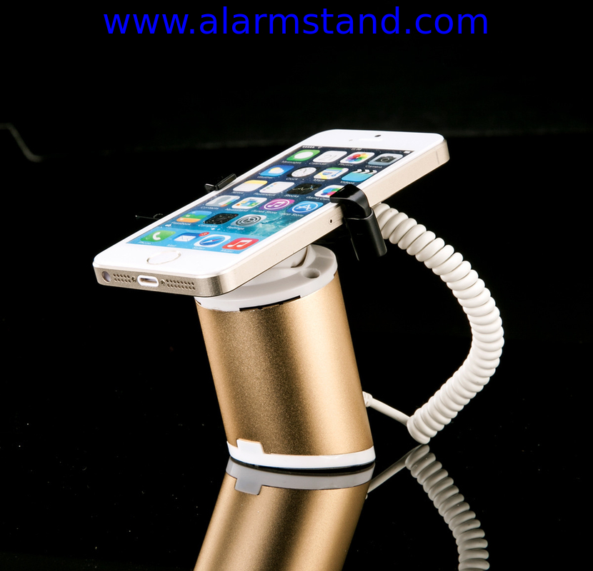 COMER security gripper stand magnetic lock holder for cellphone stores with alarm and charging