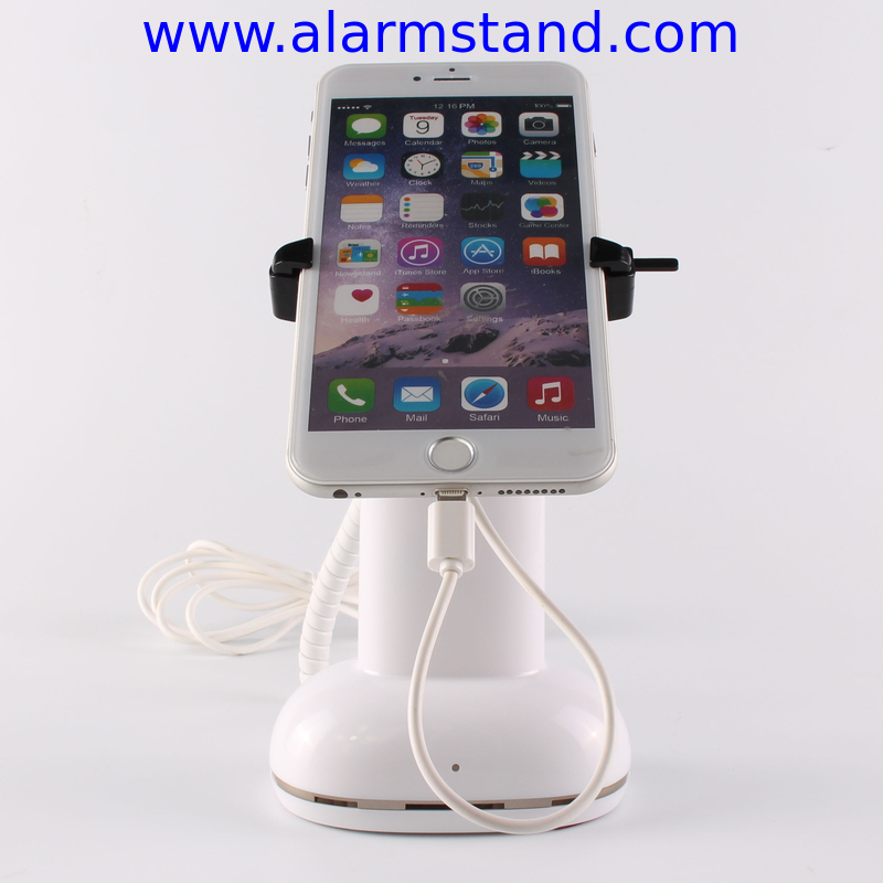 COMER anti-theft alarm lock devices cellular phone gripper security holder for table display