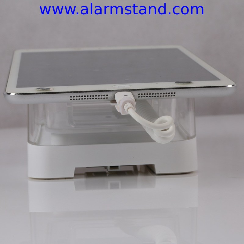 COMER security retail stores display holder anti-theft tablet alarm stand with charging