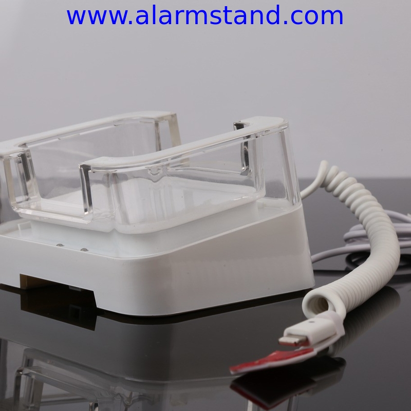COMER New universal security display acrylic alarm holder for tablet PC with alarm lock systems and charging cord