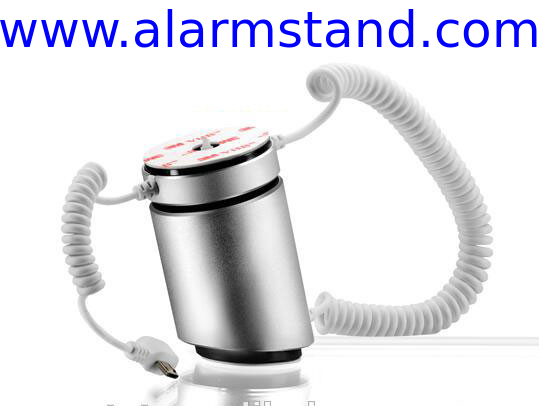 COMER metal display phone stands for digital gsm mobile phone retailer shops with alarming and charging